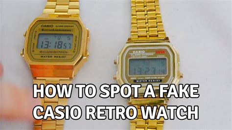 how to spot a fake casio vintage watch|casio watches genuine.